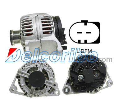 BOSCH 0124525056, 0-124-525-056, 0124525057, 0-124-525-057, ELSTOCK 28-5693, 285693, Alternator